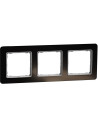 SE Рамка 3х цвят Тъмно стъкло Sedna - SDD361803 - Цена | LEDs4economy