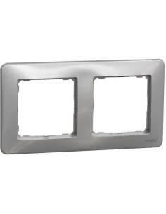 SE Рамка 2х цвят Алуминий Sedna - SDD313802 - Цена | LEDs4economy