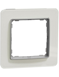 SE Рамка 1х цвят Бяло стъкло Sedna - SDD360801 - Цена | LEDs4economy