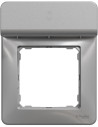 SE Рамка 1х с поставка за телефон цвят Алуминий Sedna - SDD313809 - Цена | LEDs4economy