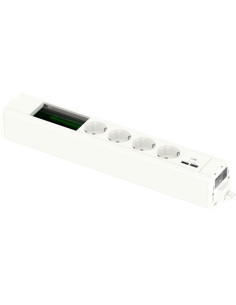 SE Модул 4х шуко, 2хUSB тип A+C и 2х празен 45х45мм цвят Бял Unica System+ - INS44256 - Цена | LEDs4economy