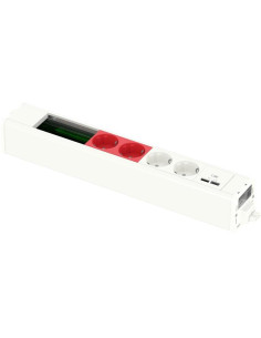 SE Модул 2х шуко, 2х шуко резерв., 2хUSB тип A+C и 2х празен 45х45мм цвят Бял Unica System+ - INS44268 - Цена | LEDs4economy