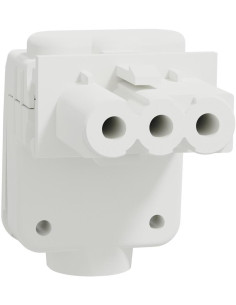 SE Куплунг свързващ ъглов женски GST15i3 бял (5 бр.) Unica System+ - INS44306 - Цена | LEDs4economy