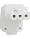 SE Куплунг свързващ ъглов женски GST15i3 бял (5 бр.) Unica System+ - INS44306 - Цена | LEDs4economy