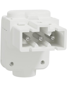 SE Куплунг свързващ ъглов мъжки GST15i3 бял (5 бр.) Unica System+ - INS44304 - Цена | LEDs4economy