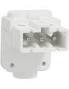 SE Куплунг свързващ ъглов мъжки GST15i3 бял (5 бр.) Unica System+ - INS44304 - Цена | LEDs4economy