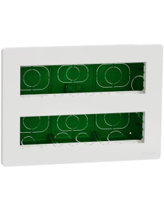 SE Моноблок за скрит монтаж 2x8 мод. Антибактериален Unica System+ - NU171820 - Цена | LEDs4economy