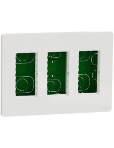 SE Моноблок за скрит монтаж 3x4 мод. цвят Бял Unica System+ - NU173418 - Цена | LEDs4economy