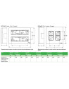 SE Моноблок за открит монтаж 3x4 мод. Антибактериален Unica System+  - NU123420