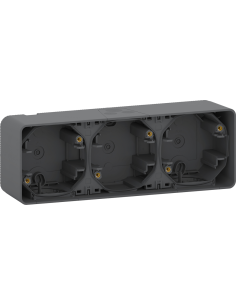 SE Конзола тройна хоризонтална IP55 цвят Антрацит Mureva - MUR37713 - Цена | LEDs4economy