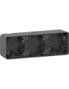 SE Конзола тройна хоризонтална IP55 цвят Антрацит Mureva - MUR37713 - Цена | LEDs4economy