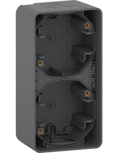 SE Конзола двойна вертикална IP55 цвят Антрацит Mureva . - MUR37912 - Цена | LEDs4economy