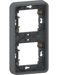 SE Рамка двойна вертикална IP55 цвят Антрацит Mureva - MUR34151 - Цена | LEDs4economy