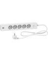 SE Разклонител бял 5 гнезда, 2xUSB 1.5 метра /1.5mm2 и ключ серия UNICA - ST945U1W - Цена | LEDs4economy