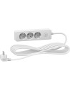 SE Разклонител бял 3 гнезда 5 метра /1.5mm2 и ключ серия UNICA - ST9435W - Цена | LEDs4economy