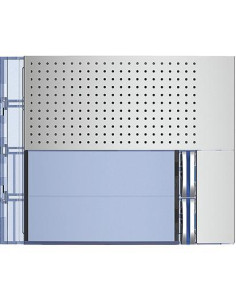 BTICINO Лицев панел аудио с 2 бутона Sfera Basic Allmetal - 351021 - Цена | LEDs4economy