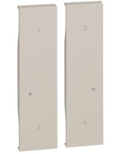 Netatmo Лицев панел за Smart ключ 4 сценария 2 мод. БЕЗжичен подвижен цвят Крем LNow Bticino - KM37M2 - Цена | LEDs4economy