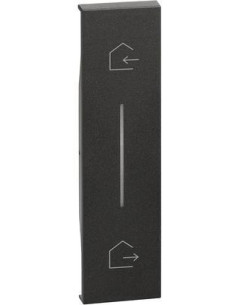 Netatmo Лицев панел за Smart сценариен ключ "Излизам/Прибирам се" 1 мод. цвят Черен Bticino - KG40 - Цена | LEDs4economy