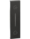 Netatmo Лицев панел за Smart сценариен ключ "Излизам/Прибирам се" 1 мод. цвят Черен Bticino - KG40 - Цена | LEDs4economy