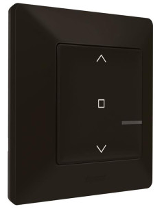 Netatmo Ключ за щори БЕЗжичен Smart Valena Life Черен с рамка Legrand - 756391 - Цена | LEDs4economy