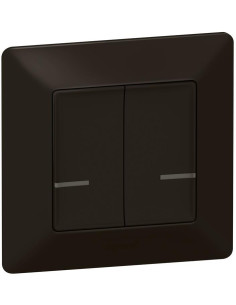 Netatmo Сериен ключ Smart ЖИЧЕН изисква неутрала Valena Life Черен с рамка Legrand - 756388 - Цена | LEDs4economy