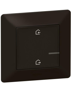 Netatmo Сценариен ключ БЕЗжичен излизам/прибирам се Smart Valena Life Черен с рамка Legrand - 756386 - Цена | LEDs4economy