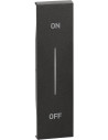 BTICINO Лицев панел за бутон "On/Off" 1 мод. цвят Черен Living Now - KG01MHAG - Цена | LEDs4economy