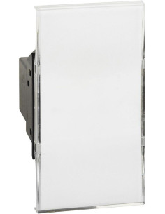 BTICINO Бутон NO/NC с подсветка 12V и етикет 2 мод. Living Now - K4040V12 - Цена | LEDs4economy
