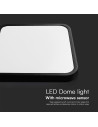V-TAC 36W LED Плафон Сензор SAMSUNG Чип 4000 Квадрат Черна Рамка IP44 - 76741-24 - 3