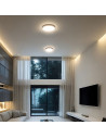 V-TAC 24W LED Плафон SAMSUNG Чип 3000 Кръг Черна Рамка IP44 - 76361-24 - 3