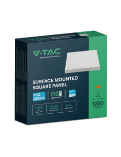V-TAC 12W LED SAMSUNG Чип Backlit Панел Външен монтаж Квадрат 6400K - 104971 - Цена | LEDs4economy 2
