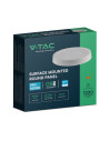 V-TAC 12W LED SAMSUNG Чип Backlit Панел Външен монтаж Кръг 6400K - 78751 - 3