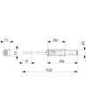 VIMAR 00938.R LED модул за сигнализация 110-250 V 50/60 Hz 0,3 W, за аксиални ключве  NEVE UP