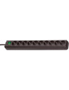 Brennenstuhl Разклонител с копче ЧЕРЕН 10x2P+E с кабел 3 метра / 1.5mm2 Eco-Line - 1159300010 - Цена | LEDs4economy