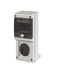 Scame Табло за индустриални контакти и DIN модули IP66, UV, PG вход, серия BLOCK (4 DIN и 1х16A или 32A) - 632.1500-000 - Цена |