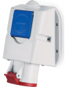 Scame Промишлен комбиниран контакт 3P+N+Е 16A+шуко IP54 серия Optima Combi  - 513.1657-DN - 2