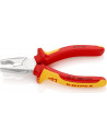 Knipex Комбинирани клещи, хромирани, VDE 1000V жълто-червена ръкохватка 160мм,  - K0306160 - 2