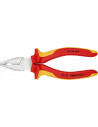 Knipex Комбинирани клещи, хромирани, VDE 1000V жълто-червена ръкохватка 160мм,  - K0306160 - 4