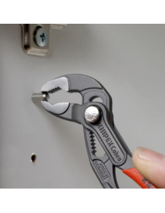 Knipex Клещи раздвижени Cobra, червена ръкохватка 125мм, - K8701125 - Цена | LEDs4economy 2