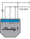 Shelly Микромодул Smart реле 1х On/Off 16A изисква неутрала Shelly Plus 1 - 10