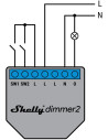 Shelly Микромодул Smart реле 1х димер 200VA без неутрала Shelly Dimmer 2 - 262184S - 6