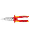 Knipex Клещи инсталаторски, хромирани, VDE 1000V жълто-червена ръкохватка 200мм,  - K1386200