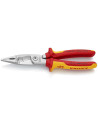 Knipex Клещи инсталаторски, хромирани, VDE 1000V жълто-червена ръкохватка 200мм,  - K1386200 - 3