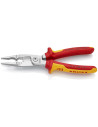 Knipex Клещи инсталаторски, хромирани, VDE 1000V жълто-червена ръкохватка 200мм,  - K1386200 - 5