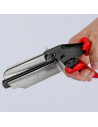 Knipex Ножици за перфорирани канали, синьо-червена ръкохватка 275мм, с отваряща пружина,  - K950221 - 7