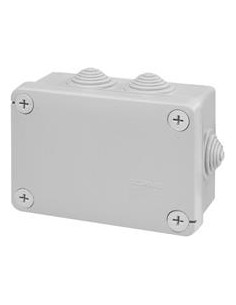 Scame Кутия 150х110х70мм IP55, UV, 10 кабелни мембрани за PG21, затваряне с винт, серия Cubox - 689.006 - Цена | LEDs4economy