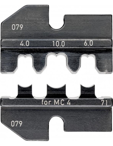 Челюсти CrimpSystem за кримпване на MC4 конектори за соларни кабели 4-10мм2, Knipex