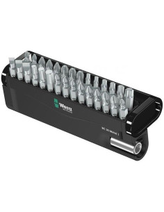 Wera Комплект 29х бита и държач 889/4/1, Bit-Check 30 Metal - W057434 - Цена | LEDs4economy