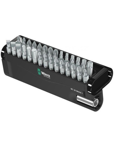 Wera Комплект 29х бита и държач 889/4/1, Bit-Check 30 Metal  - 