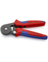 Knipex Клещи автоматични за кримпване на кабелни накрайници 0.08-10мм2 шестостен, ръкохватка 180мм, с пружина,  - K975314 - 2